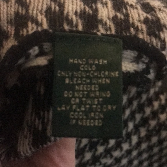 🆕NWOT*Ralph Lauren MOTO Jacket 100%Lambswool Houndstooth Size 3X - Picture 15 of 16